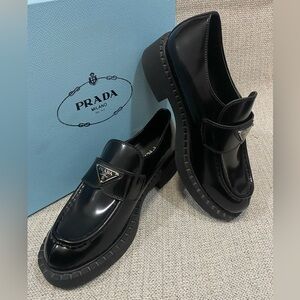 Prada Women's Black Loafers